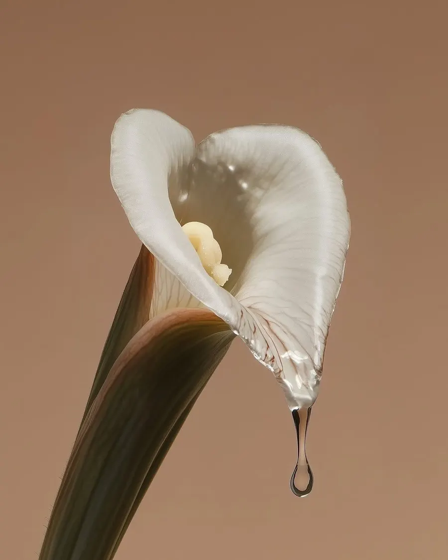 Copo-de-leite com gota de orvalho — ginecologia regenerativa